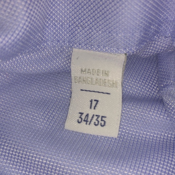 Men’s Blue Ryan Seacrest Distinction Dress Shirt - Picture 3 of 3